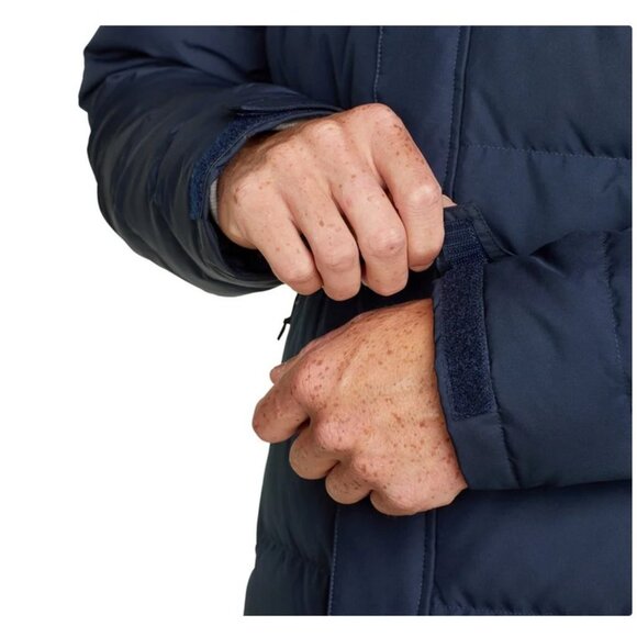 Eddie Bauer Men's 650 Fill Down Parka Blue Size S/M/L/XL NEW - Picture 3 of 7